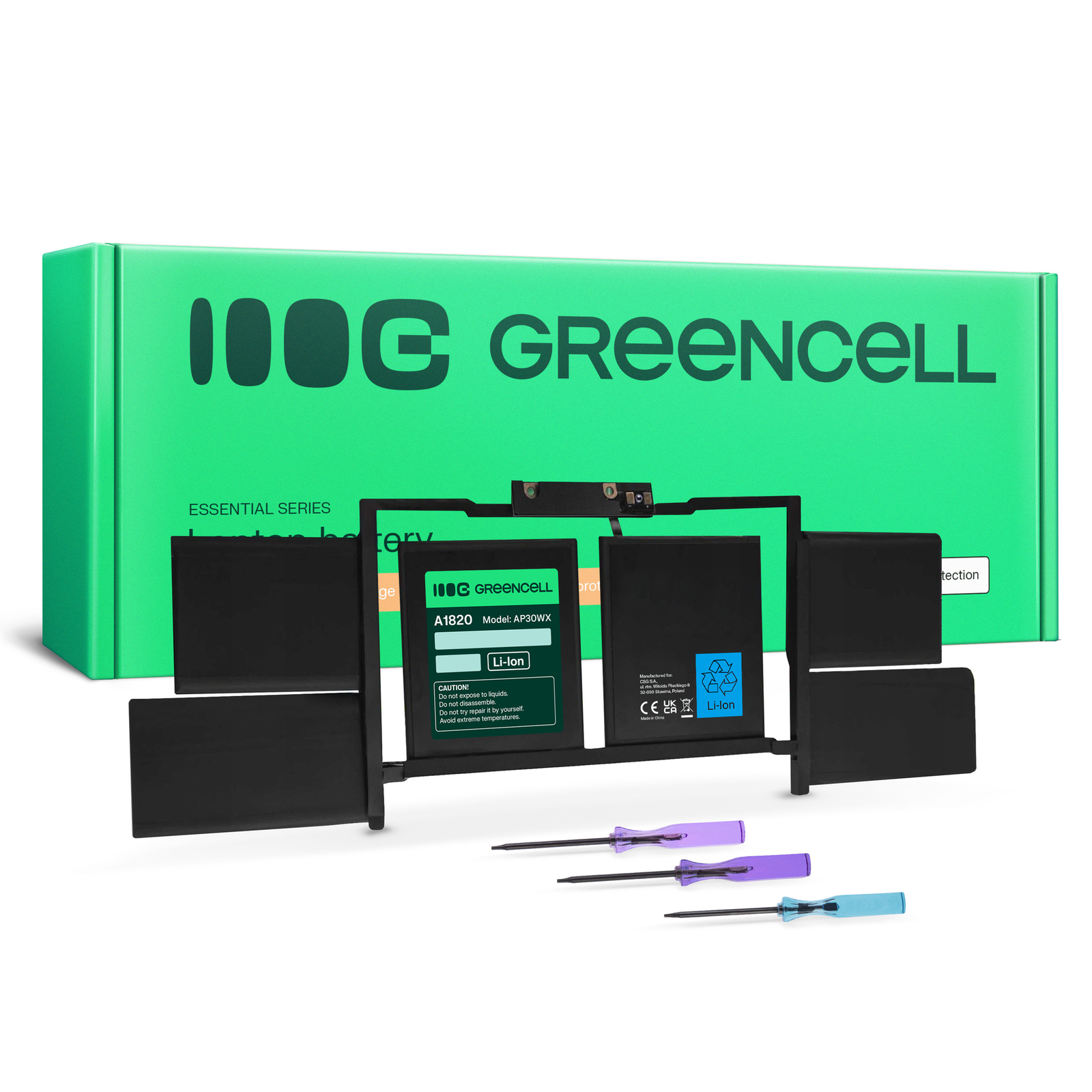 Greencell Laptop Battery A1820 for Apple MacBook Pro 15 A1707 (2016 2017)