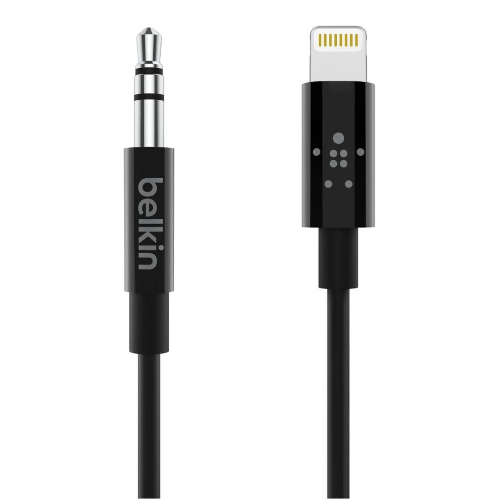 Belkin Lightning to Headphone Jack Cable Lightning Male to Stereo Mini Jack Male 91.4cm Black IPhone