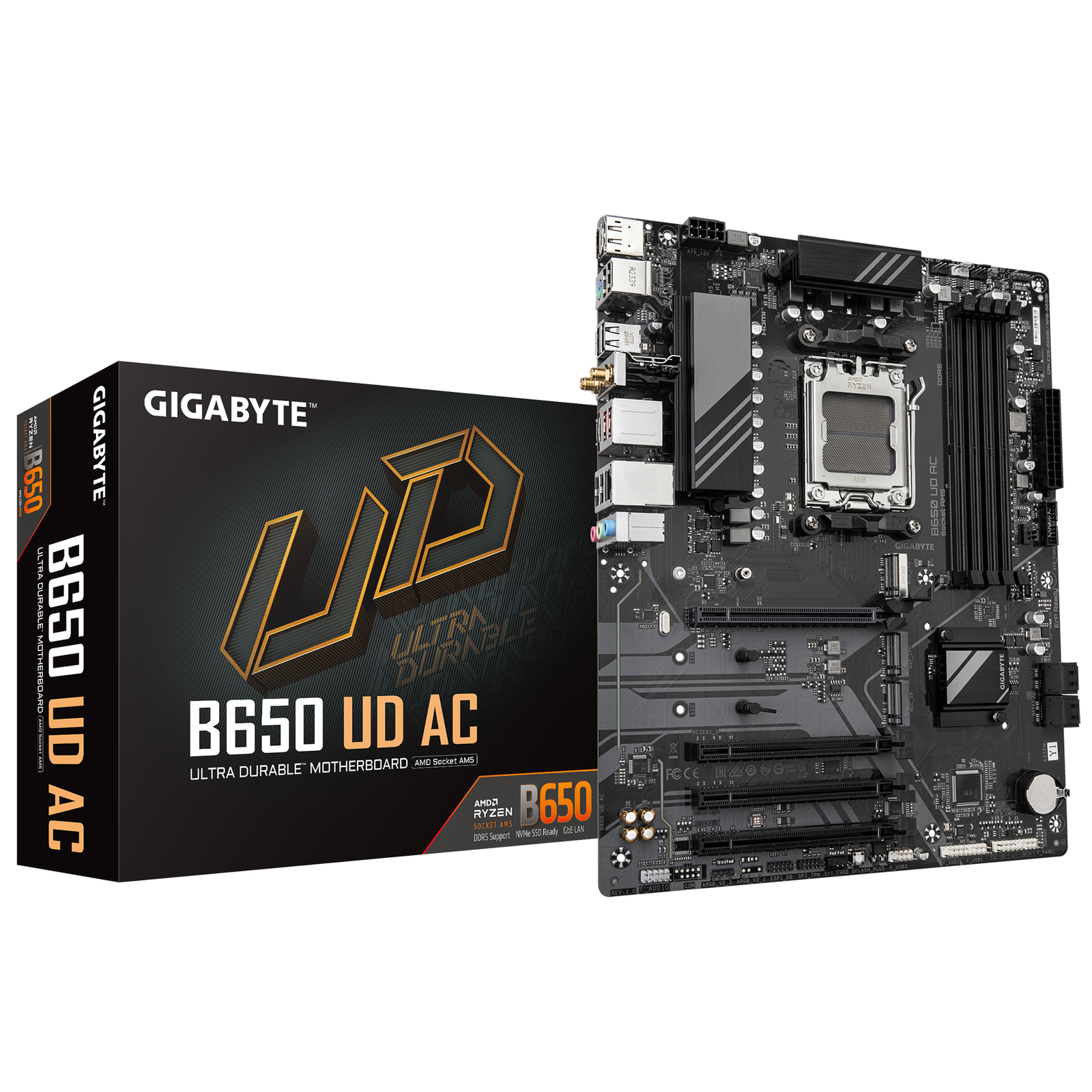 GIGABYTE B650 UD AC AMD B650 motherboard Socket AM5 DDR5