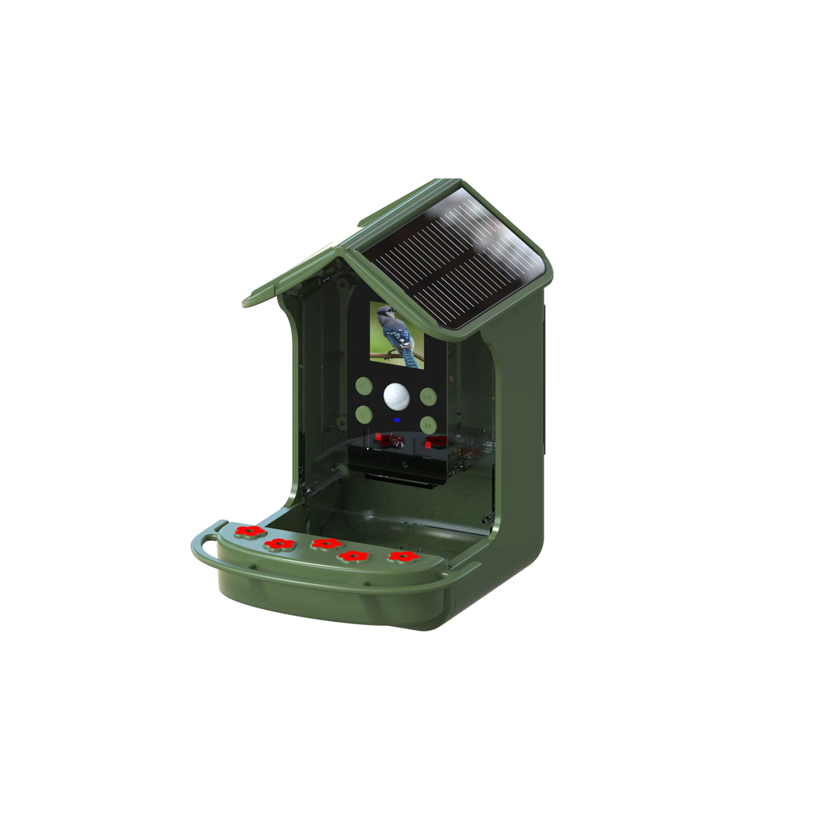 Denver BFC-1200 Bird Feeder Camera Black/Green