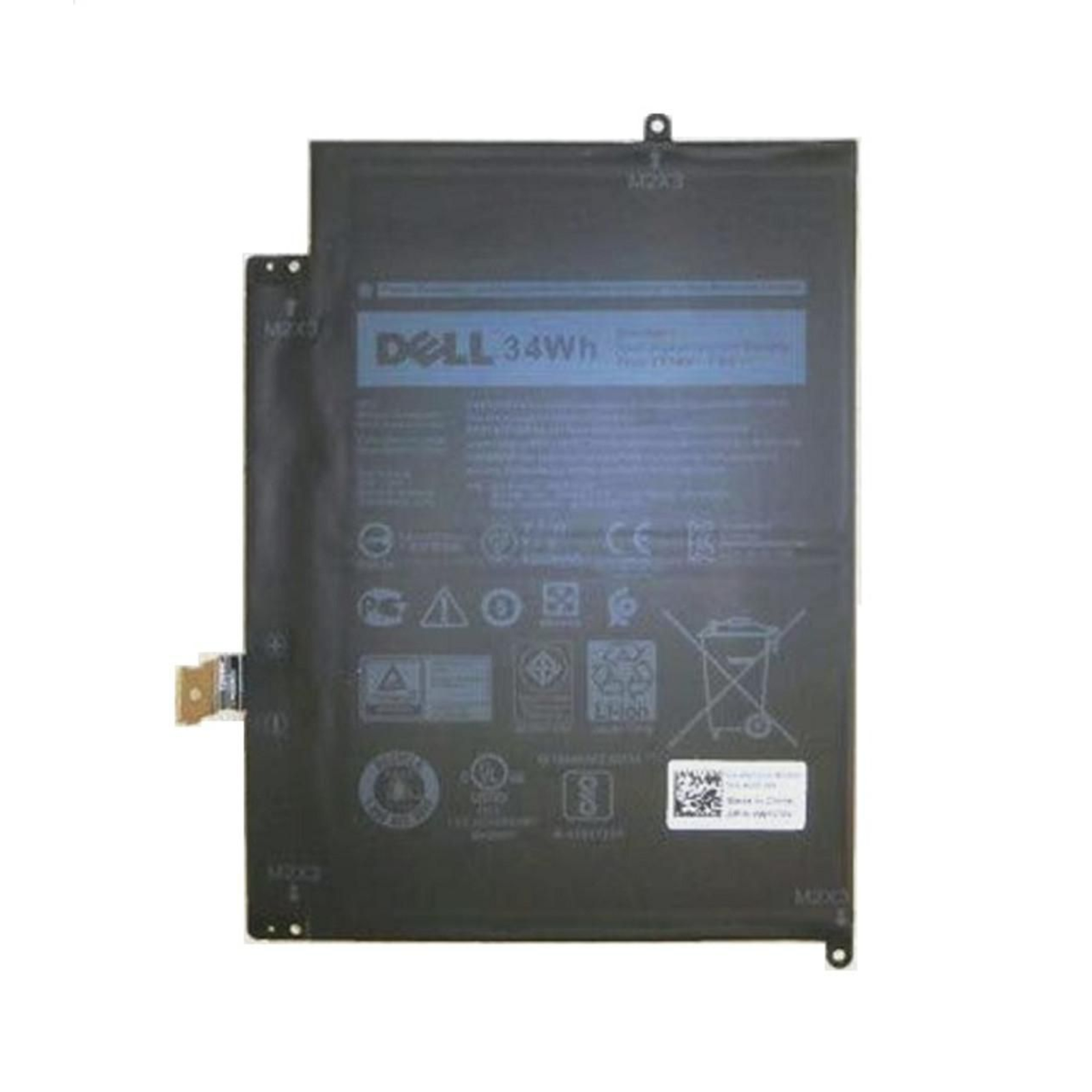 Dell 34Wh Lithium-Ion Battery for Latitude 7285 Battery 4.250 MAh