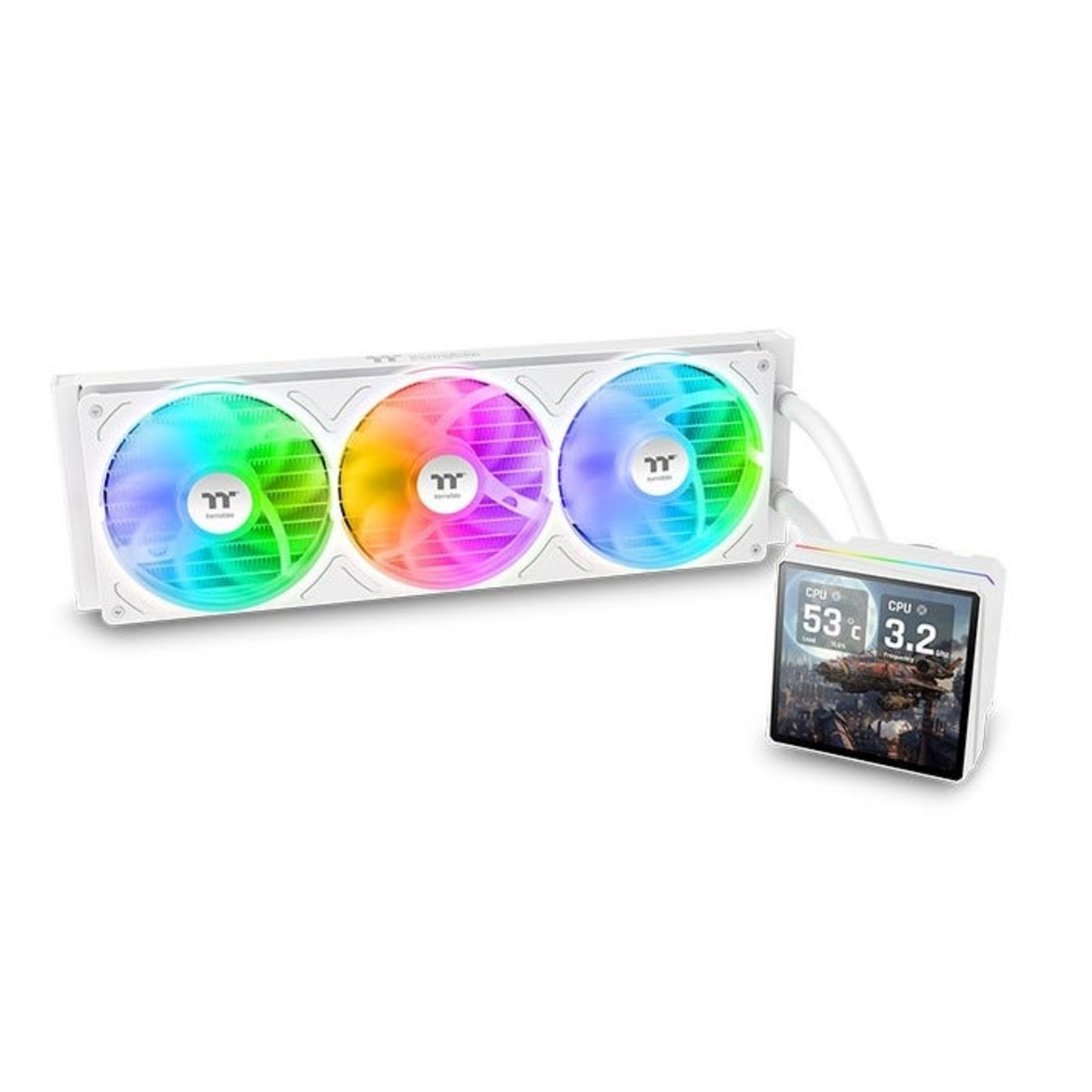 Thermaltake TH360 V3 Ultra ARGB Sync Snow AiO Water Cooling