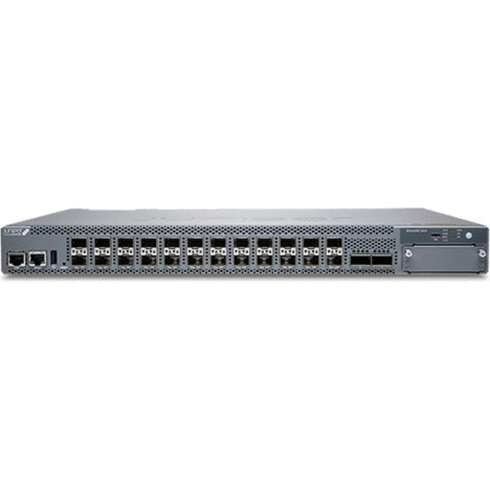 Juniper 24x10GbaseX Switch2x100G Uplink Ports. MACsec AES256. Airflow Out of PSU. Optional Or 4x25G