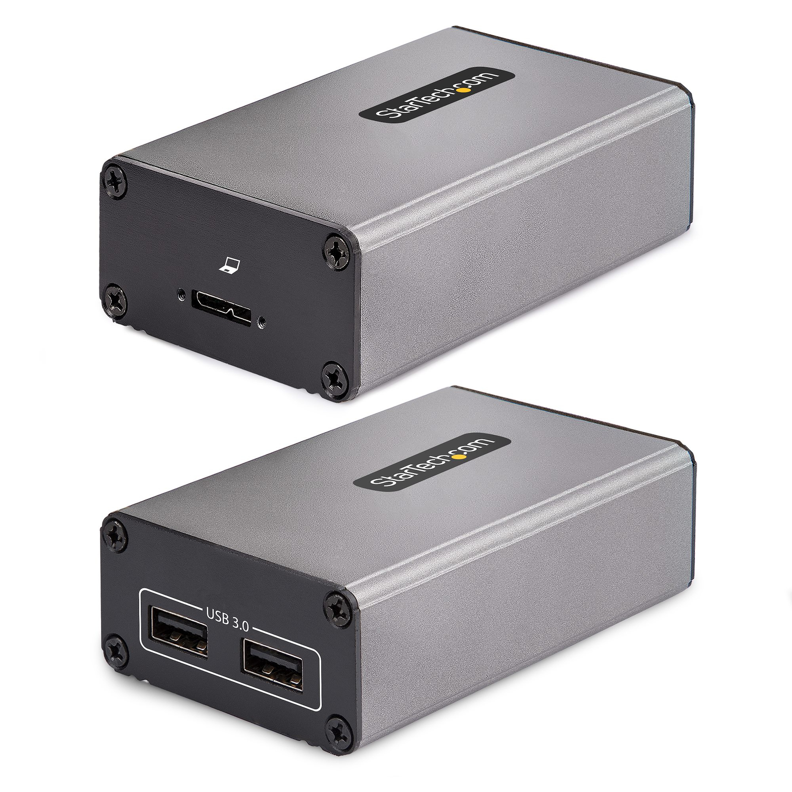 StarTech 2-port USB 3.0 Extender over OM3 Multimode Fibre LC/LC 2x 5Gbps USB-A Hub 350 Metres 1150
