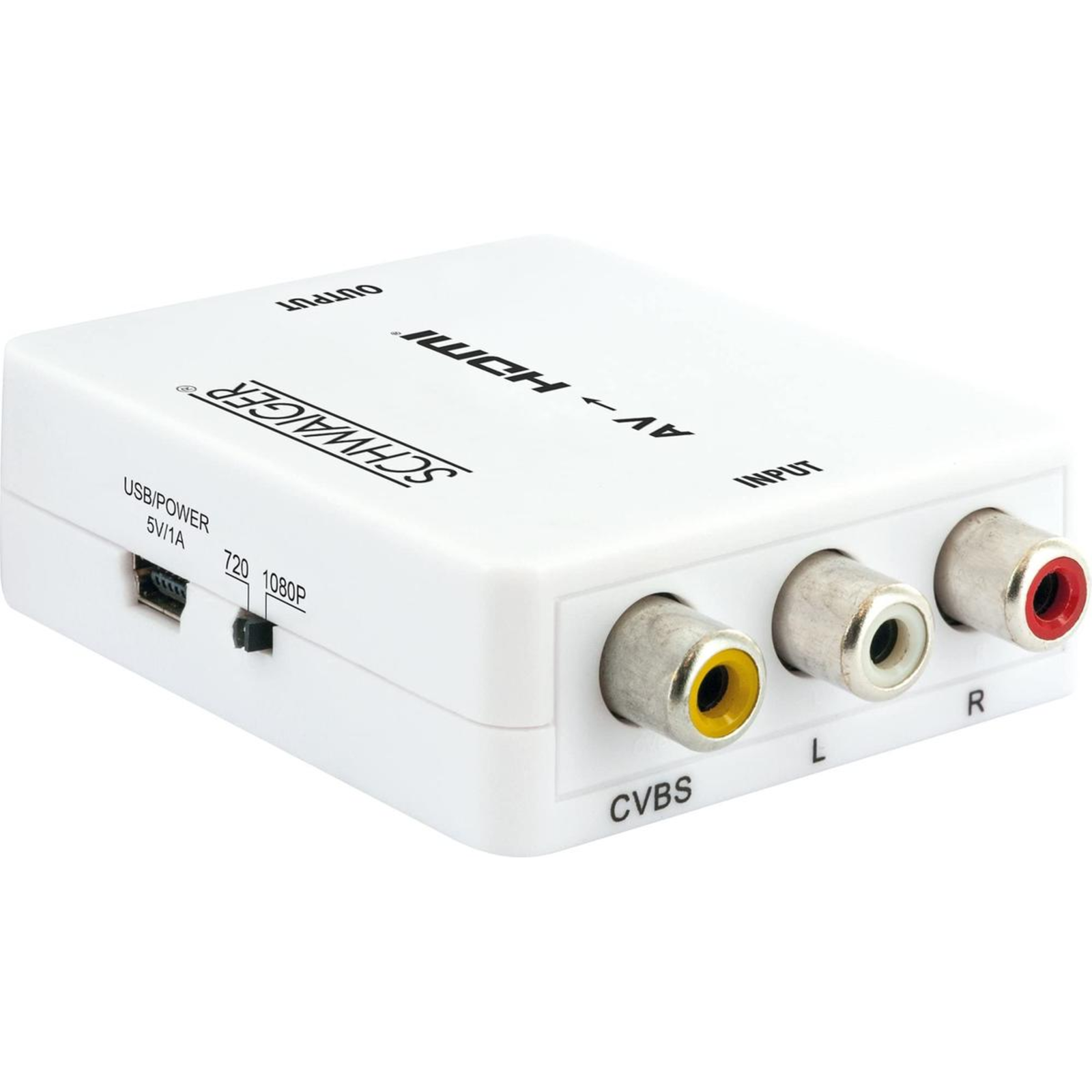 Schwaiger 3 X CINCH Socket 1 X HDMI Socket Full HD 1080p