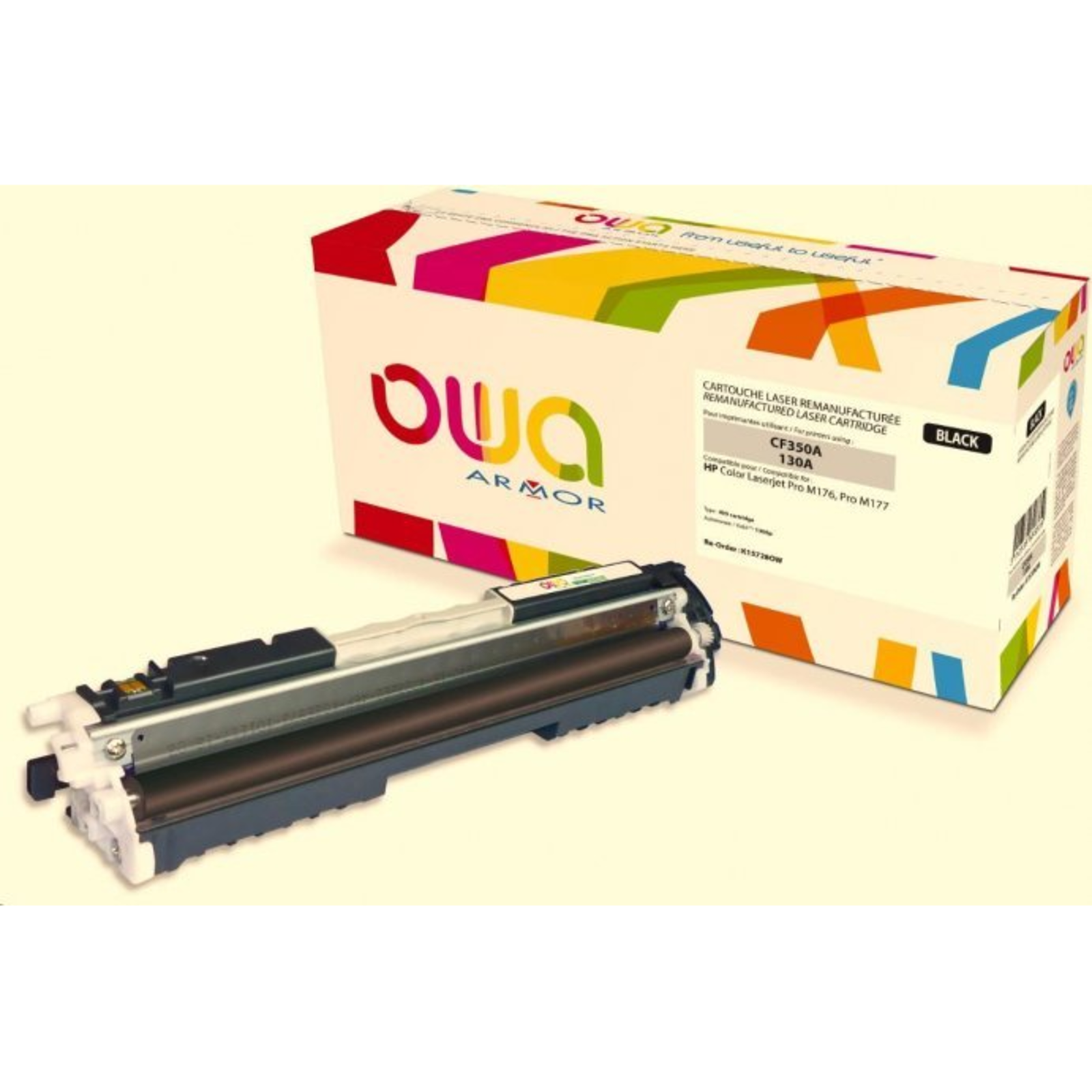 Armor OWA Toner Compatible with HP CF350A 1300st Black/black