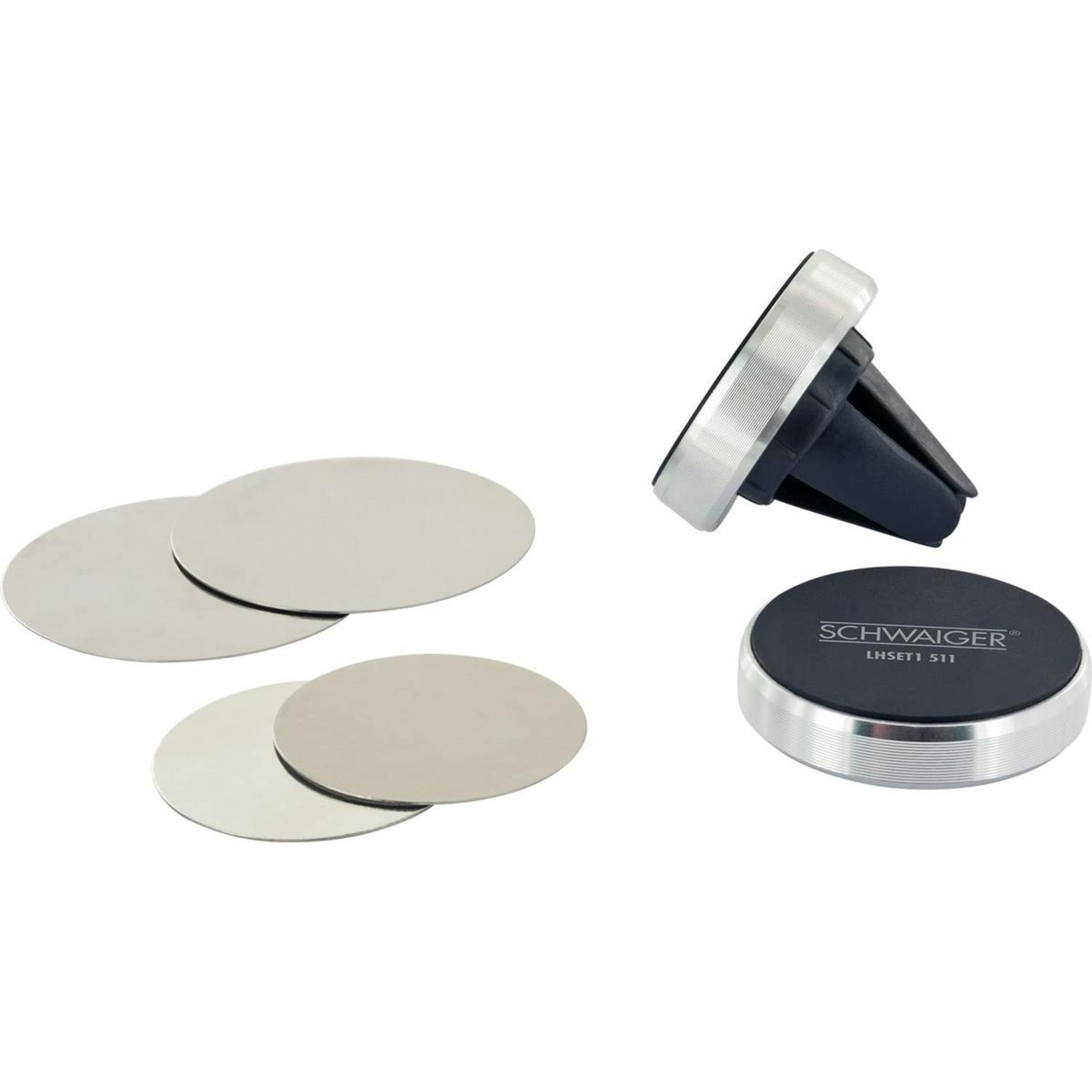 Schwaiger LHSET1 511 Magnetic Holder Kit Black