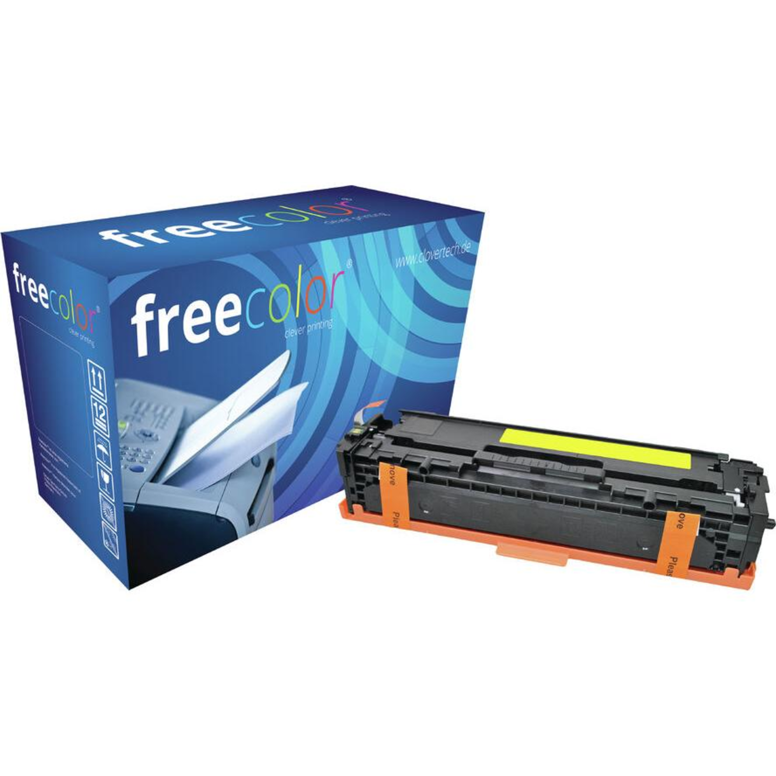 Freecolor Yellow Compatible Toner Cartridge (Alternative to HP CF212A)