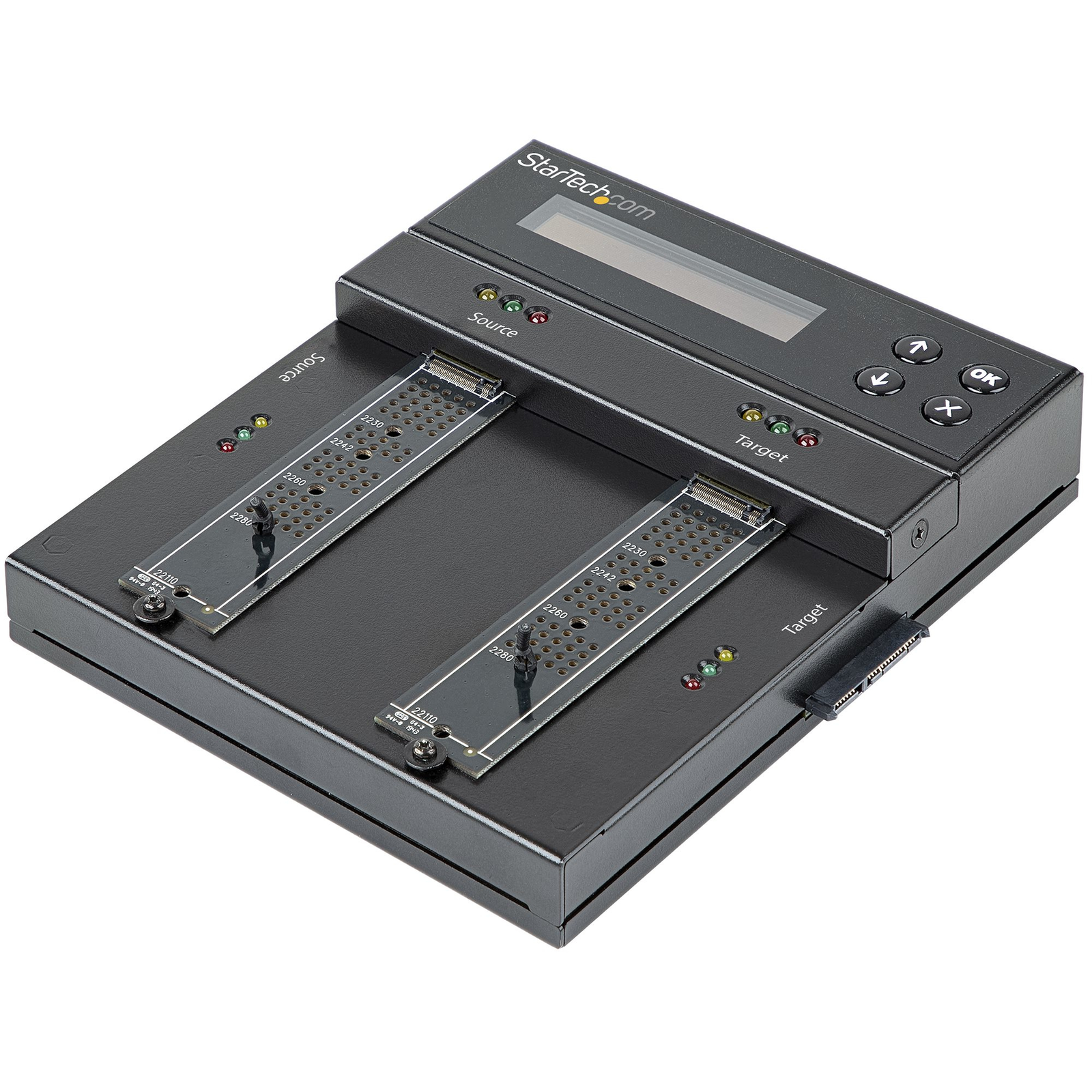 StarTech.com Standalone M.2 SATA & NVMe Duplicator And Eraser Clone/erase SATA/SSD Hard Drives PCIe