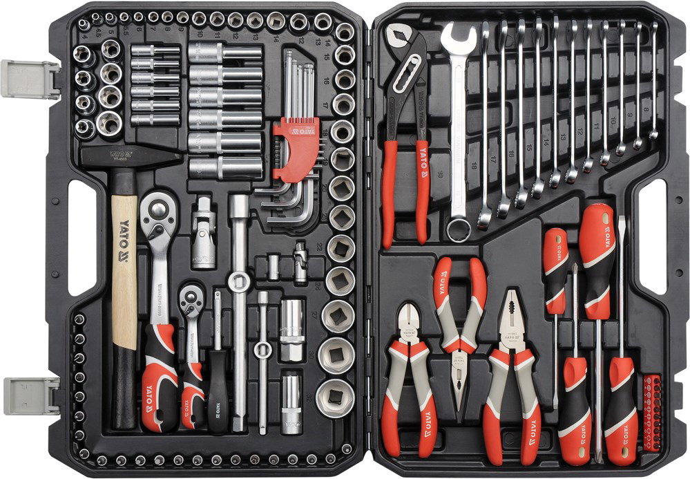 Yato YT-38901 Tool set XXL 1/4-1/2 122 items