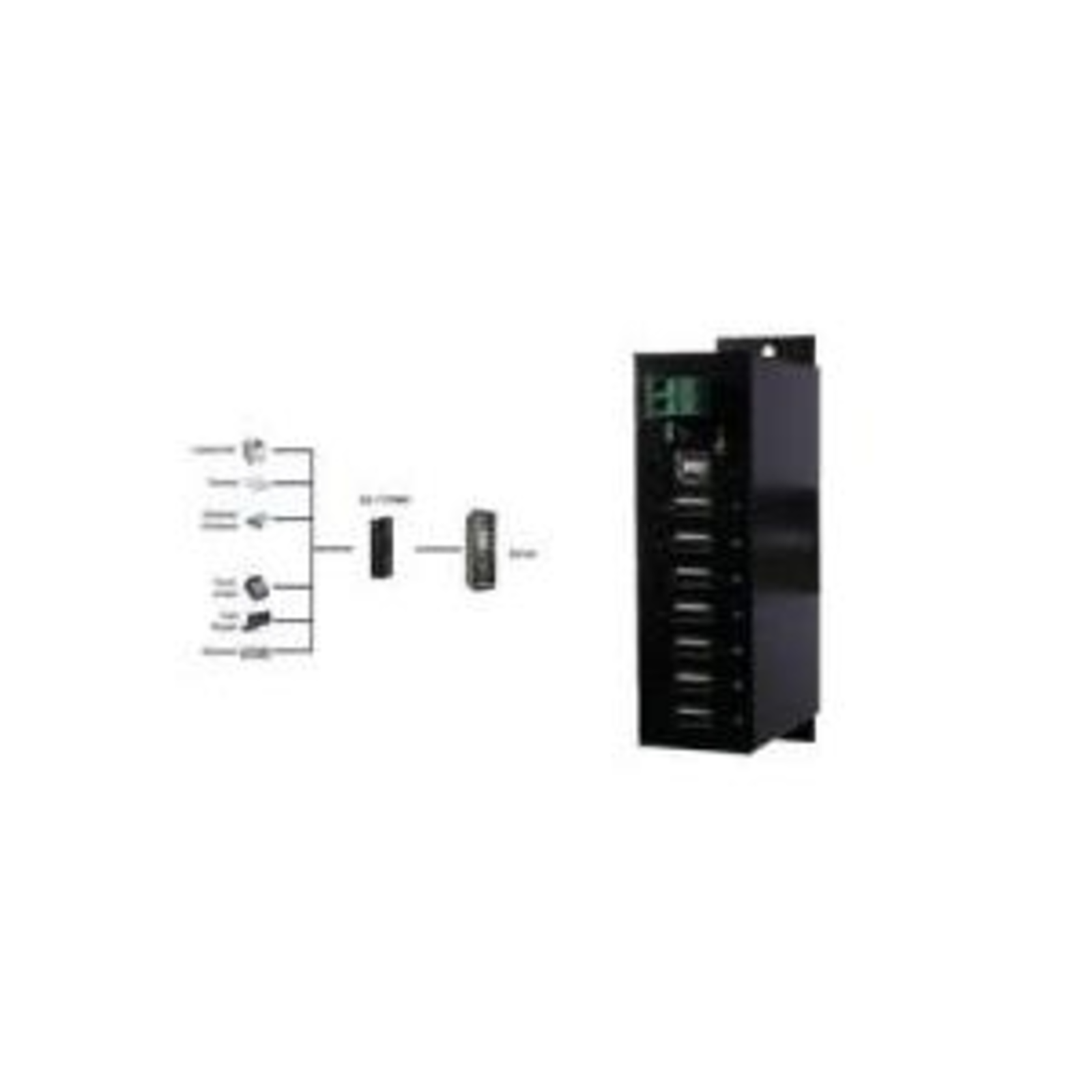 EXSYS EX-1177HMVS 7 Port USB 2.0 HUB with 350W Surge Predection Metal Housing