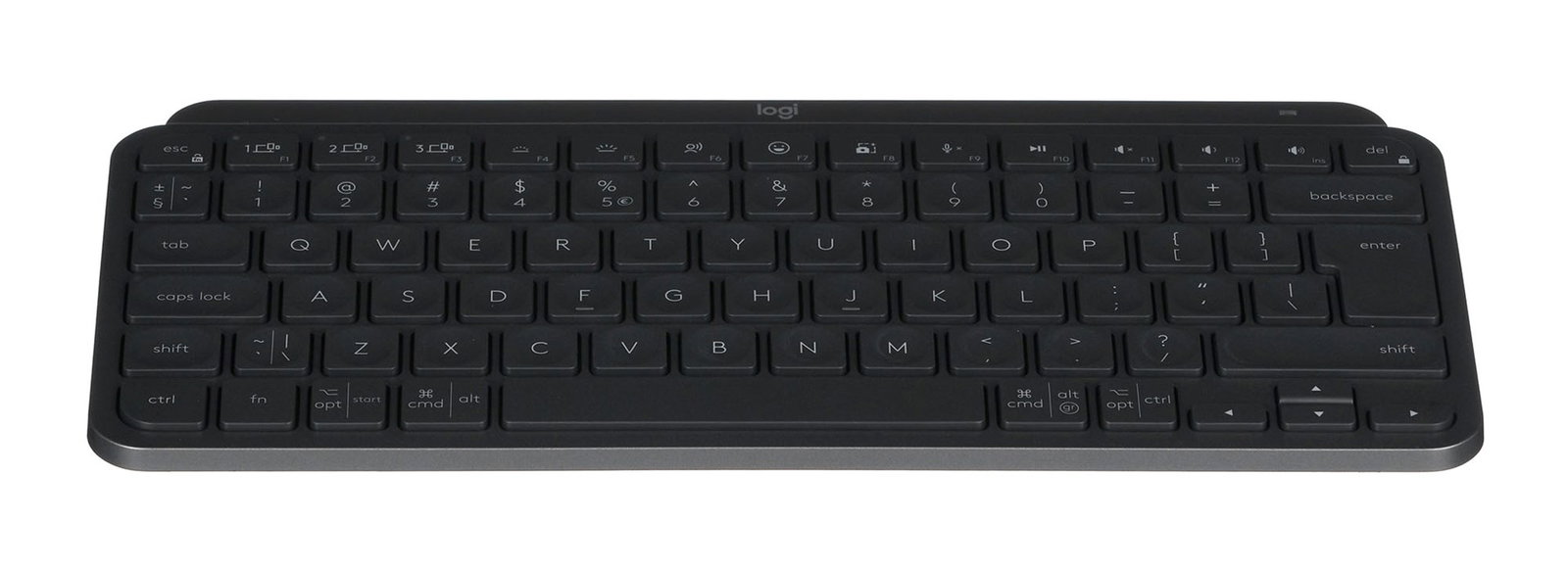 Logitech MX Keys Mini Minimalist Wireless Illuminated Keyboard RF Wireless + Bluetooth QWERTY English Graphite